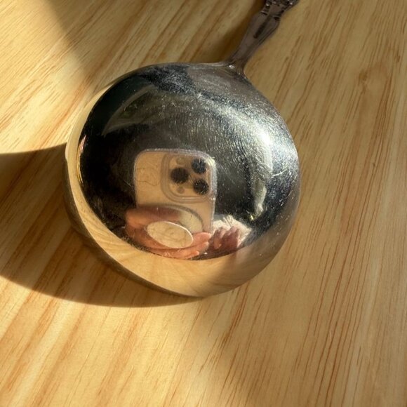 Vtg International INS154 Laddle Solid Roses Stainless Flatware 6-1/4" - Picture 8 of 9